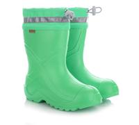 3Kamido GoCamp Bottes en caoutchouc pour enfants - matériau EVA, avec une doublure en feutre chaude et amovible, avec un col à cordon de serrage, avec bande réfléchissante 3M, pour garçons et filles