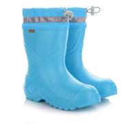 3Kamido GoCamp Bottes en caoutchouc pour enfants - matériau EVA, avec une doublure en feutre chaude et amovible, avec un col à cordon de serrage, avec bande réfléchissante 3M, pour garçons et filles