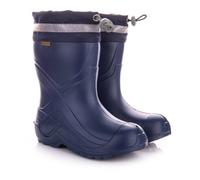 3Kamido GoCamp Bottes en caoutchouc pour enfants - matériau EVA, doublure en feutre, pour garçons/filles - Bleu Marine 24/25