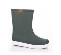 3Kamido GoStyle Bottes en caoutchouc pour garçon avec bande réfléchissante 3M et semelle antidérapante - Vert foncé 23/24