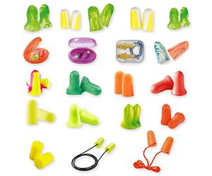 3Kamido® TEST BOX bouchons d'oreilles 21 paires différentes des meilleures entreprises: Uvex, 3M, Moldex, Honeywell à tester & à comparer. Bouchons d'oreilles, bouchons d'oreilles le sommeil Earplugs