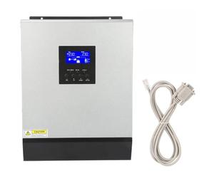 3KVA 2400W/5KVA 4000W Onduleur Solaire Hybride, 24V/48V Onduleur à Onde Sinusoïdale Pure Haute Fréquence Hors Réseau Avec Affichage LCD, Support Puissance/Générateur/Charge Solaire,220V-4000W-48V