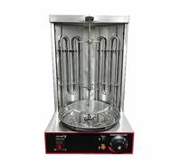 3KW Grill Machine Gyros Machine électrique Döner Grill Machine BBQ 50-300℃ gril à kebab électrique, gril multigrille vertical 3 en 1 pour kebab Machine BBQ Brûleurs Rôtissoire Broiler Cuisson