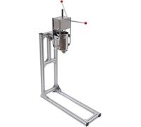 3l 5l 7l Machine à Churros Verticale Manuelle Robuste Machine à Beignets Espagnole Machine à Beignets en Acier Inoxydable avec Support De Travail en Forme De L, 3L