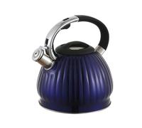 3L Classical Stainless Steel Tea Kettle for Stove Top, Compatible with Gas & Electric Stoves Bouilloire à ébullition(Blauw)