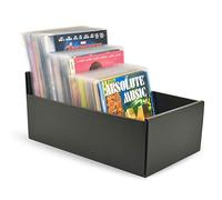 3L Djois made by Boîte de Rangement Noire pour Pochettes de CD, DVD, Blu-Ray - Contenance Optimale 80 Disques - 26x8,5x16cm - 1 pc - 10290