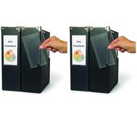 3L Label Holders Polypropylene Self-Adhesive 62x150mm Ref 10345 [Pack of 6] (Lot de 2)