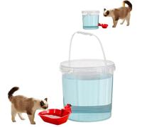3L Large Capacity Silent Automatic Pet Water Dispenser for Cats and Dogs, Auto-Feeding Water Bucket, Travel-Friendly Hydration Station for Pets (3L)