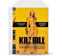 3L Pochette Dvd Perforée Transparente À Rabat Pour Ranger Disques Et Jaquettes-100 Pcs-10282