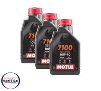Huile Moteur MOTUL 7100 10W40 MA2 4 Litres 100% Synthétique Moto Scooter 4 Temps
