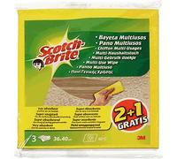 3M 086142 - Chiffon Jaune pour la Nettoyage, 3 pièces, Jaune