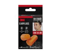 3M 1100C4 bouchons d'oreilles 8 pièces ( 4 pairs de 2)