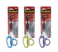 3M 1458TM Ciseaux titane asymétriques 20 cm | Coupe Précise et Fluide, Conçus pour Droitiers et Gauchers, Lames en Titane Tranchantes 4x Plus Résistantes que l’Inox