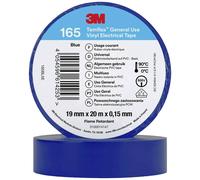 3M 165BL5E Ruban isolant bleu (L x l) 20 m x 19 mm