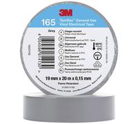 3M 165GY5E Ruban isolant gris (L x l) 20 m x 19 mm