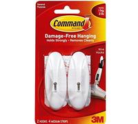 3M 17068ES Command Lot de 24 crochets métalliques moyens