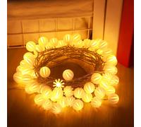 3m 20 LED Chaîne lumineuse Boule à piles Intérieur Noël Fête Jardin Décoration, Blanc Chaud