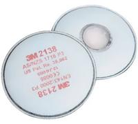3M 2138 mit Aktivkohle, P3 Filtre à particules 20 pc(s) EN 143 DIN 143