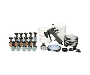 3M 26778 Kit de Pistolet pulvérisateur Haute Performance avec système de Tasse PPS 2.0 pour Peinture en aérosol, 15 têtes de pulvérisation HVLP remplaçables, Valve de contrôle d'air