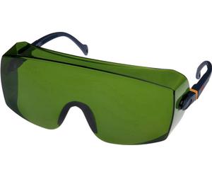 3M 2805 Lunettes de protection AS/UV, PC, teintées en vert, réglables, idéales comme surlunettes pour les porteurs de lunettes, IR 5.0 - convient pour le soudage autogène et le brasage fort x1 morceau