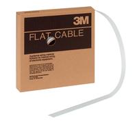 3M 3801/16 Câble plat, 16 pôles, série 3801, conducteur torsadé, 1,27 mm, gris, 30,5 m x10 morceau