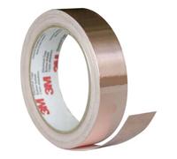 3M 3M EMV Ruban de blindage cuivre conducteur 19 mm x 16,5 m Scotch 1181 19x16,5 Quantité:1