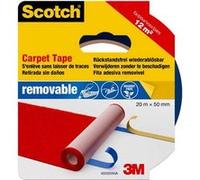 3M Scotch ruban adhésif pour tapis 42032050, 50 mm x 20 m, bleu x6 morceau