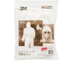 3M 4510XL Combinaison de protection 4510 Taille du vêtement: XL blanc