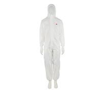 3M 4535 Vêtements de protection 5/6, stratifié microporeux polyéthylène / SMMMS, blanc / bleu, taille S
