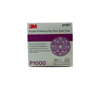 3M 51157 Disques Abrasifs 260L P1000 15 Trous Pièces 50
