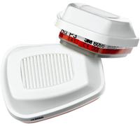 3M 6096 A1E1HgP3R Filtre contre les vapeurs organiques, les vapeurs de mercure, le chlore gazeux, le dioxyde de soufre et les gaz acides ainsi que les particules solides et liquides x2 morceau