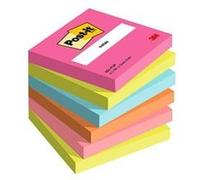 Post-it Notes repositionnables Poptimistic 76 x 76 mm – Assorties – Lot 6 blocs de 100 feuilles