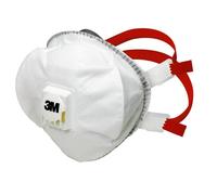 3M 8835+ Masque de protection respiratoire FFP3 R D avec valve d'expiration Cool-Flow, jusqu'à 30 fois la limite d'exposition x5 morceau