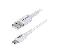 3m (9.8ft) White USB-A to USB-C Charging Cable/Cord, M/M - Câble USB - USB (M) pour 24 pin USB-C (M) - USB 2.0 - 3 A - 3 m - sans halogène, passif,