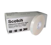 3M 904 Ruban adhésif de transfert double face pour ATG 700 sans bretelles Pour papier et carton, 44 m sur rouleau, plusieurs largeurs/largeurs