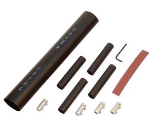 3M 91-AHMC 6/5 Garniture de connexion thermorétractable, 0,6/1 kV, 5x 1,5 - 6 mm², connecteur à compression thermorétractable x10 morceau