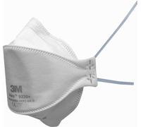 3M 9320+ Aura Masque de protection respiratoire FFP2, jusqu'à 10 fois la valeur limite (emballage individuel hygiénique) x20 morceau