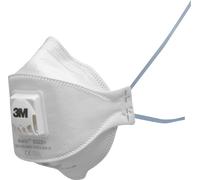 3M 9322+ Aura Masque de protection respiratoire FFP2 avec valve d'expiration Cool-Flow, jusqu'à 10 fois la valeur limite (emballage individuel hygiénique) x10 morceau