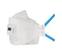 3M 9322+ Gen3 SV Aura Masque de protection respiratoire FFP2 avec valve d'expiration Cool-Flow, jusqu'à 10 fois la valeur limite (emballage individuel hygiénique), petit paquet x40 morceau