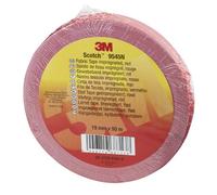 3M 9545NR19 Scotch 9545N Ruban de tissu imperméabilisé Rouge 19 mm x 50 m