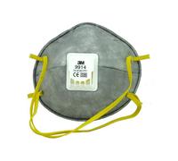 3M 9914 RESPIRATEUR AVEC CHARBON ACTIF FFP1 PIÈCES 10