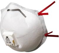3M 9936 Masque spécial FFP3 R D avec valve d'expiration Cool-Flow, jusqu'à 30 fois la valeur limite et contre les gaz acides en dessous de la valeur limite x5 morceau