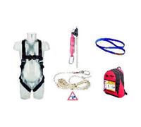 Kit professionnel couvreur 3M PROTECTA, harnais de sécurité 2 points (1161610), antichute mobile (AC4002), corde à âme, 10 m (AC4010), sangle 1 m (AM450/100), sac à dos (9513331), M/L x1 morceau