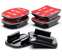 3M Adhesive Mount Sticker Helmet Mount Sticker Curved Flat Mount Compatible with GoPro Hero 13 12 11 10 9 8 7 6 5 Session DJI Action Cameras - 6 Packs