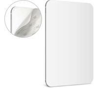 3m Adhesive Shower Mirror Unbreakable With Less Fog Stylish Frameless Peel And Stick (17.5 X 22.5 Cm)