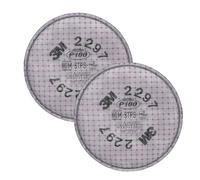 3M Advanced Particulate Filter 2297, P100 Respiratory Protection, with Nuisance Level Organic Vapor Relief (lot de 2)
