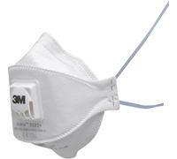 3M Aura™ 9322+ 9322+ Masque anti poussières fines avec soupape FFP2 D 10 pc(s) EN 149:2001, EN 149:2009 DIN 149:2001, DIN 149:2009