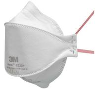 3M Aura FFP3 Masque de protection 9330+ Blanc, FFP3 NR D, Jetable