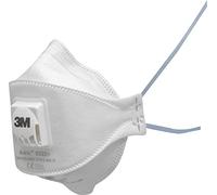 Boîte de 10 masques pliables jetables série Aura™ 9322+ FFP2 avec soupape - 3M - 7000088722