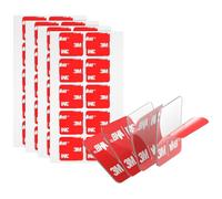 3M Autocollant Adhésives Double Face 4905 25 mm x 25 mm Lot De 40 Pastilles VHB Ultra-Résistantes Noir Épaisseur 0,6 Mm Carrées Pour Décoration De Voiture Maison Bureau Logos